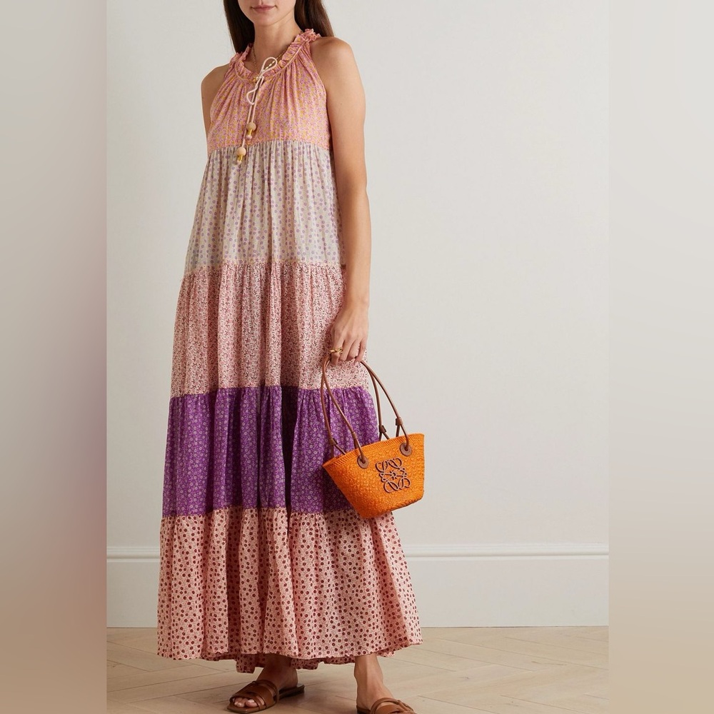 Yvonne S Floral Maxi Dress Sz S